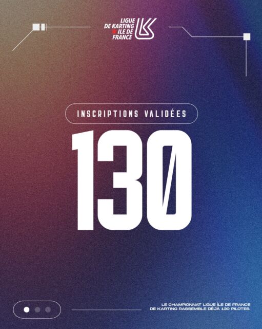 🏁 130 inscriptions déjà validées !
Le Championnat de la Ligue Île-de-France de Karting franchit un nouveau cap avec 130 pilotes engagés à ce jour… et ce n’est pas terminé.
Les KFS sont encore attendus, plusieurs pilotes KZ ont annoncé leur intention de participer et les inscriptions restent ouvertes.
📌 Des séries seront programmées en Mini 60 et Nationale.
➡️ Ce sera également le cas en Senior, avec un regroupement incluant le Centre-Val de Loire.
Pilotes encore hésitants, ne tardez pas à valider votre engagement, notamment dans les catégories concernées.
Bonne course à celles et ceux engagés à l’Open Kart @kartmag 🏎️
👉 Informations et inscriptions :
www.ligue-de-karting-idf.fr
#kartingidf