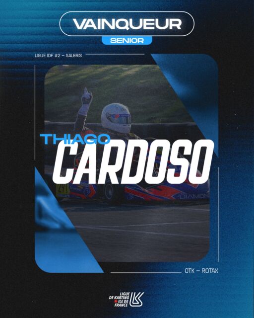 🏆 Vainqueur IDF - Senior
Félicitations à Thiago Cardoso @thiago.crd_ vainqueur de la deuxième manche du Championnat de Ligue Île-de-France Karting 2026 à Salbris.
#kartingidf