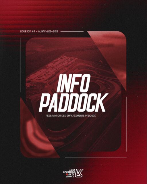 La réservation des emplacements paddock est désormais ouverte. Afin de garantir les meilleures conditions d’accueil et de logistique sur le site, il est recommandé de prendre contact en amont avec les responsables désignés.
Contacts paddock :
* Claude Gripon : k61@club-internet.fr
* Philippe Delaunay : phildelaunay61@gmail.com
#ligueidf