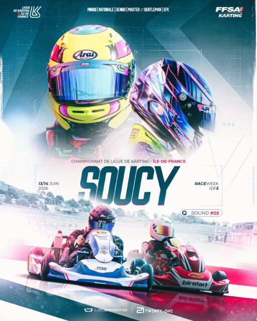 Pendant que certains chercheront la victoire au Mans ce week-end pour les @24heuresdumans
Les vrais savent que le rendez-vous le plus important est à Soucy. 😏🏁
Dernière manche du championnat. Dernière chance de tout donner.
🎨 @leo__designs
#kartingidf